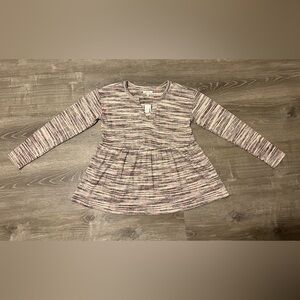 Maurice’s Long Sleeve Multicolor Top Blouse Women’s Size XS Stretch NWT